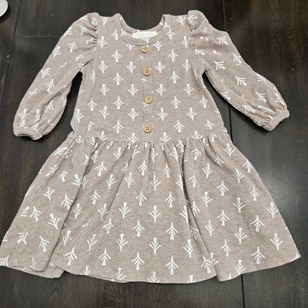 Mabel + Honey Arrows sweater Dress 4T cotton
